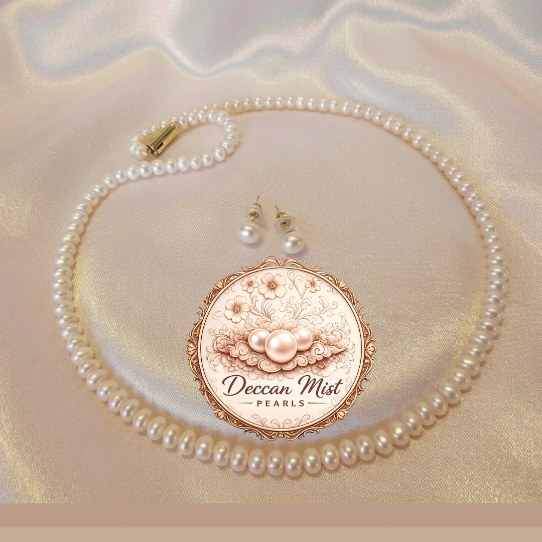 Natural Pinkish Pearl Set- CA-105