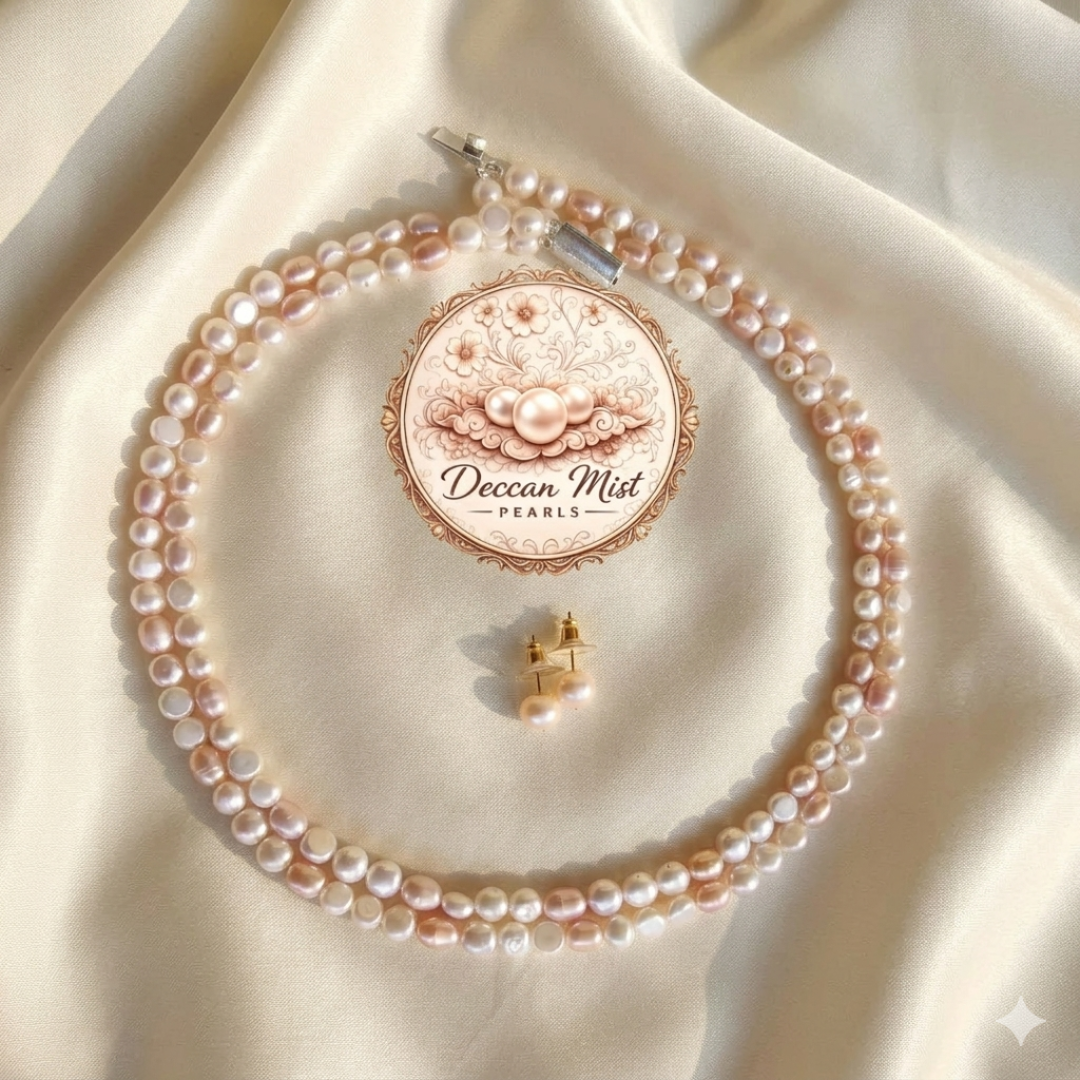 Morning Blush Duet Pearl set. CA-115
